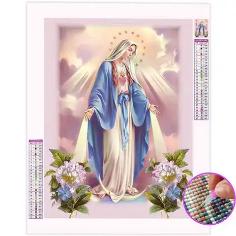 Broderie Diamant Vierge Marie | My Diamond Painting