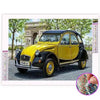 Broderie Diamant Voiture 2CV