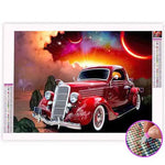 Broderie Diamant Voiture Rouge - Vignette | My Diamond Painting
