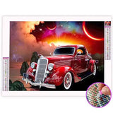 Broderie Diamant Voiture Rouge | My Diamond Painting