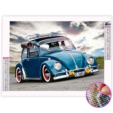 Broderie Diamant Voiture Vintage | My Diamond Painting