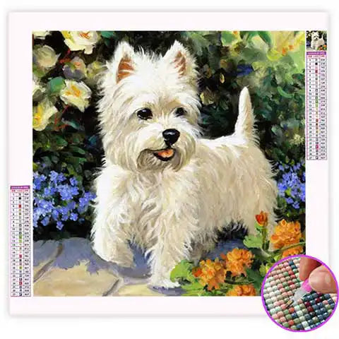 Broderie Diamant Westie | My Diamond Painting
