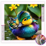 Broderie Diamant Canard
