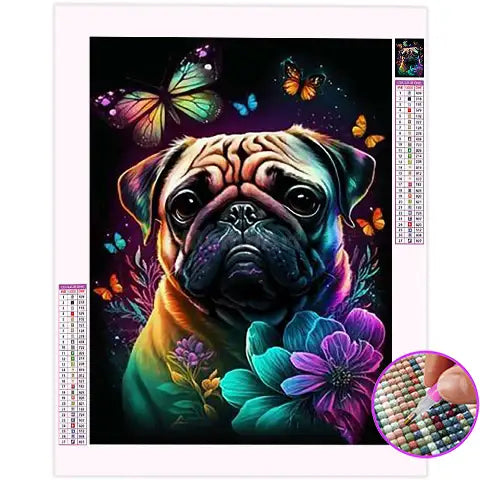 Broderie Diamant Carlin