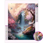 Broderie Diamant Cascade Zen