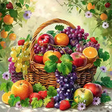 Broderie Diamant Fruits