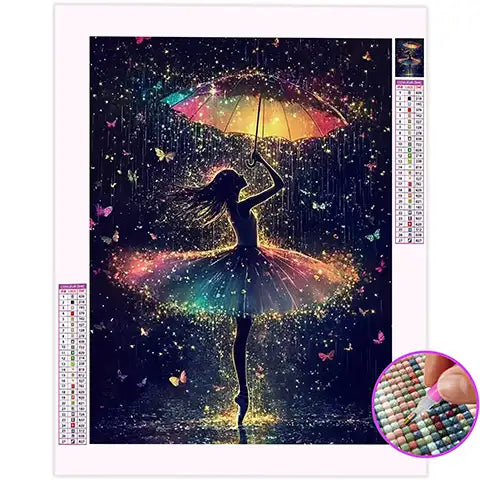 Broderie Diamant Danseuse Classique