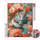 Broderie Diamant Dragon Japonais