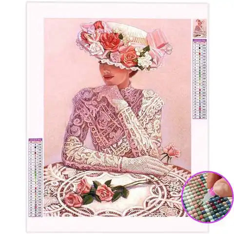 Broderie Diamant Femme Élégante | My Diamond Painting