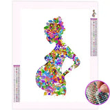 Broderie Diamant Femme Enceinte