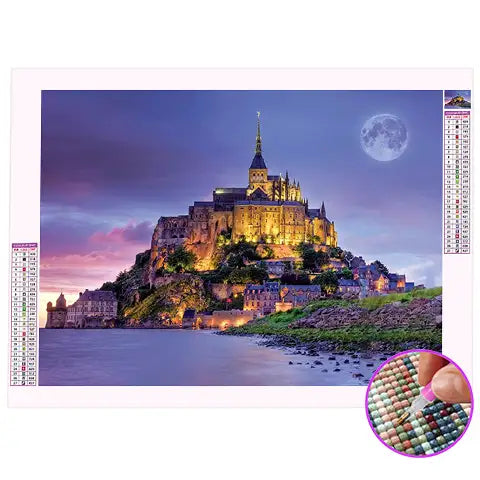 Broderie Diamant Mont Saint-Michel