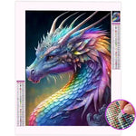 Broderie Diamant Tête de Dragon