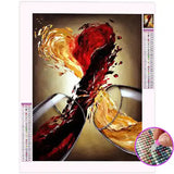 Broderie Diamant Verre de Vin