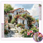 Broderie Diamant Village Provençal