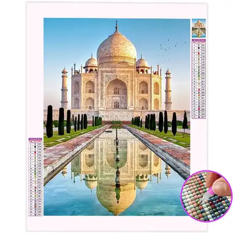 Broderie Diamant Taj Mahal