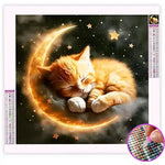 Broderie Diamant Chaton Roux