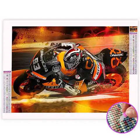 Broderie Diamant Moto GP | My Diamond Painting
