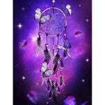 Broderie Diamant Attrape Rêve Violet - Vignette | My Diamond Painting