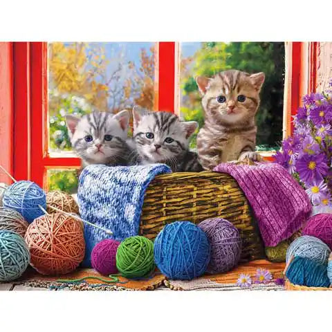 Diamond Painting Chat Pelotes de Laine | My Diamond Painting