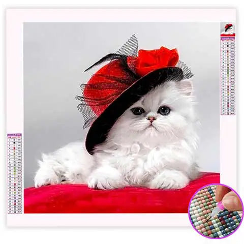 Diamond Painting Chat Persan | My Diamond Painting