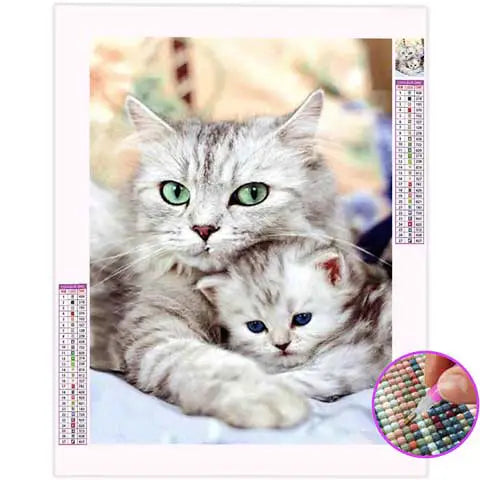 Diamond Painting Chat et Chaton | My Diamond Painting
