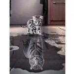 Broderie Diamant Chaton Devient Tigre - Vignette | My Diamond Painting