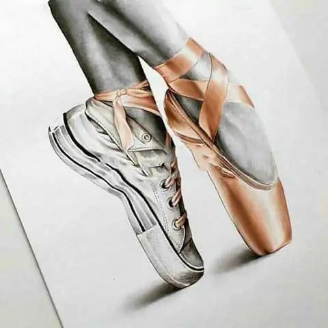 Broderie Diamant Chaussons de Danse