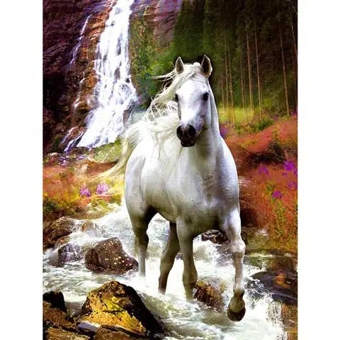 Diamond Painting Cheval Cascade | My Diamond Painting