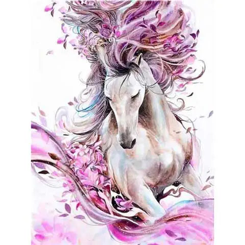 Diamond Painting Cheval Rose | My Diamond Painting