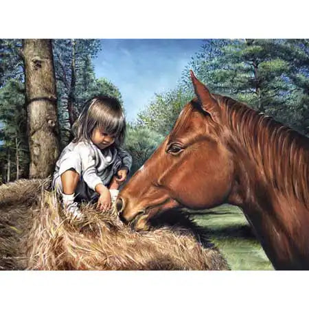 Diamond Painting Cheval et Fille | My Diamond Painting