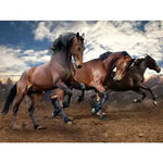 Broderie Diamant Chevaux dans le Désert - Vignette | My Diamond Painting