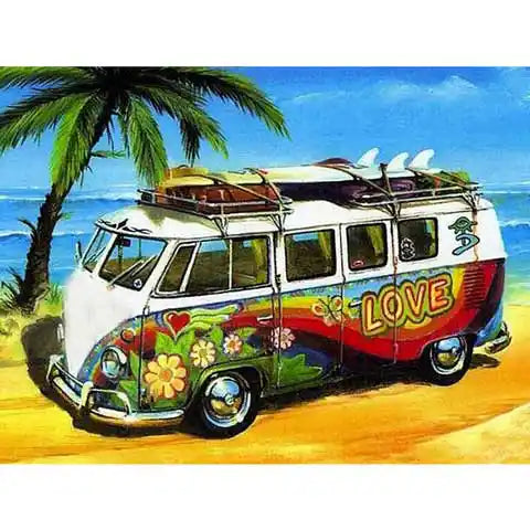 Diamond Painting Combi Volkswagen | My Diamond Painting