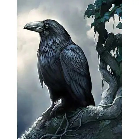 Diamond Painting Corbeau | My Diamond Painting
