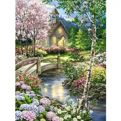 Diamond Painting Église | My Diamond Painting