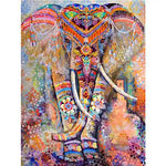 Broderie Diamant Éléphant Coloré - Vignette | My Diamond Painting