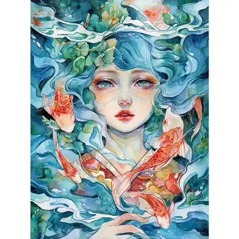 Diamond Painting Femme Manga | My Diamond Painting