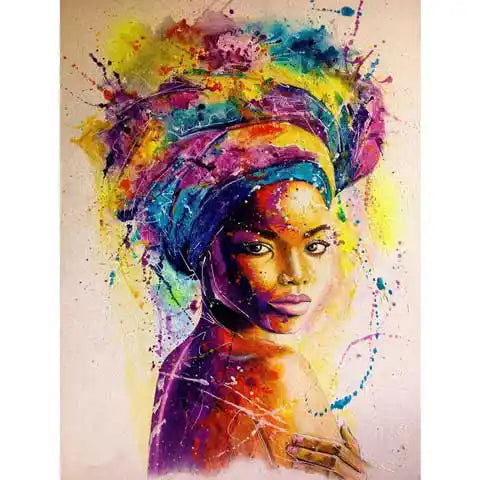 Diamond Painting Femme Multicolore | My Diamond Painting
