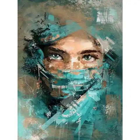 Diamond Painting Femme Voilée | My Diamond Painting