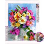 Broderie Diamant Fleurs Colorées - Vignette | My Diamond Painting