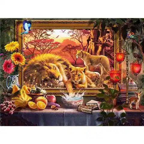 Diamond Painting Lion 3D | My Diamond Painting