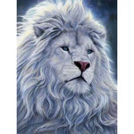 Broderie Diamant Lion Blanc - Vignette | My Diamond Painting