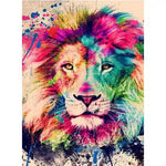 Broderie Diamant Lion Couleur - Vignette | My Diamond Painting