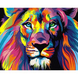 Diamond Painting Lion Multicolore | My Diamond Painting
