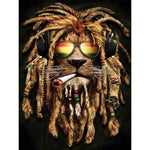 Broderie Diamant Lion Rasta - Vignette | My Diamond Painting