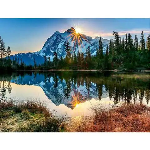 Diamond Painting Montagne et Lac | My Diamond Painting