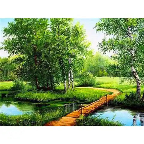 Diamond Painting Nature Verte | My Diamond Painting
