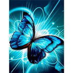 Diamond Painting Papillon Bleu