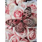 Diamond Painting Papillon Bouquet de Fleurs | My Diamond Painting