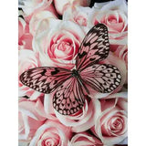 Diamond Painting Papillon Bouquet de Fleurs | My Diamond Painting