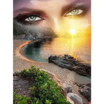 Broderie Diamant Plage et Visage - Vignette | My Diamond Painting